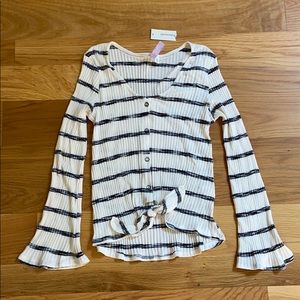 Francesca’s long sleeve striped shirt